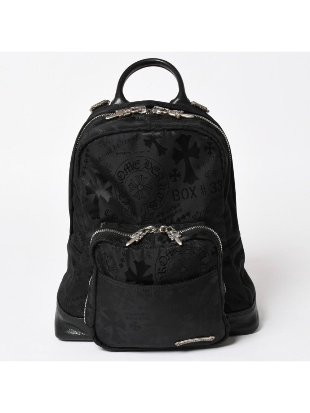 Chrome Hearts Grade Mini Seventh Gray Mini Backpack Nylon Jacquard All Over